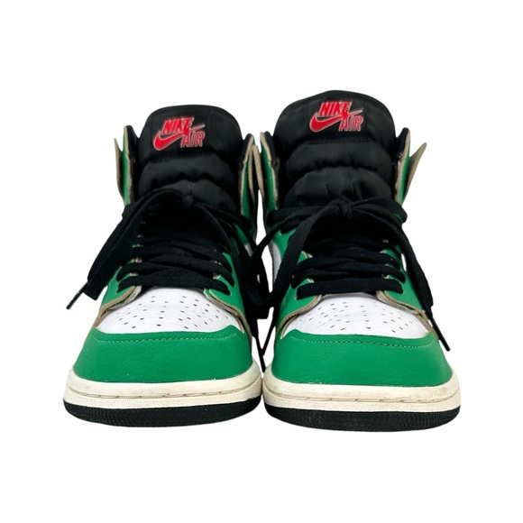 Nike Air Jordan 1 Retro High Lucky Green White Black Hi Top Sneakers sz 8 Womens - Picture 4 of 11